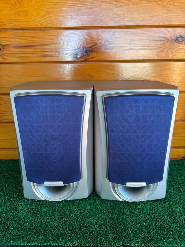 Altavoces Kenwood Plata y Azul