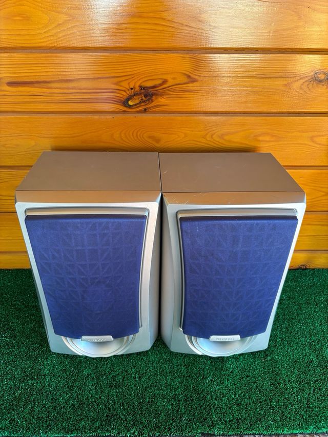 Altavoces Kenwood Plata y Azul