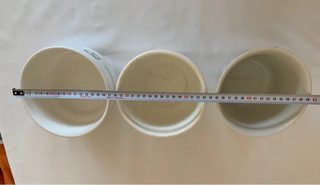 Maceteros de Cerámica Blancos