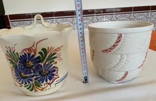 Maceteros de Cerámica Blancos