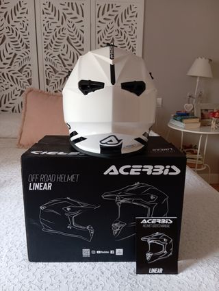 Casco Acerbis Enduro gafas incluidas 