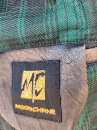 Chaqueta de Cuero Vintage Talla M