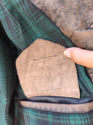 Chaqueta de Cuero Vintage Talla M