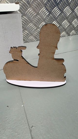 Adorno figura decorativa para tarta niña con bicic