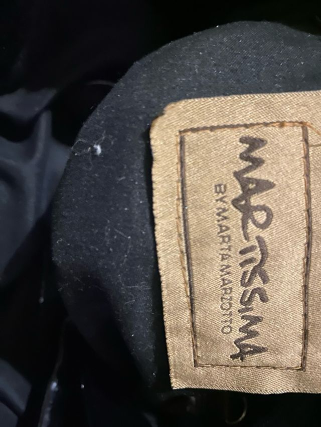 Borsa in pelliccia sintetica nera