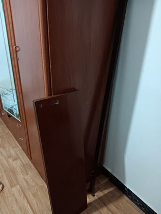 Cama de madera  de 90 y metal