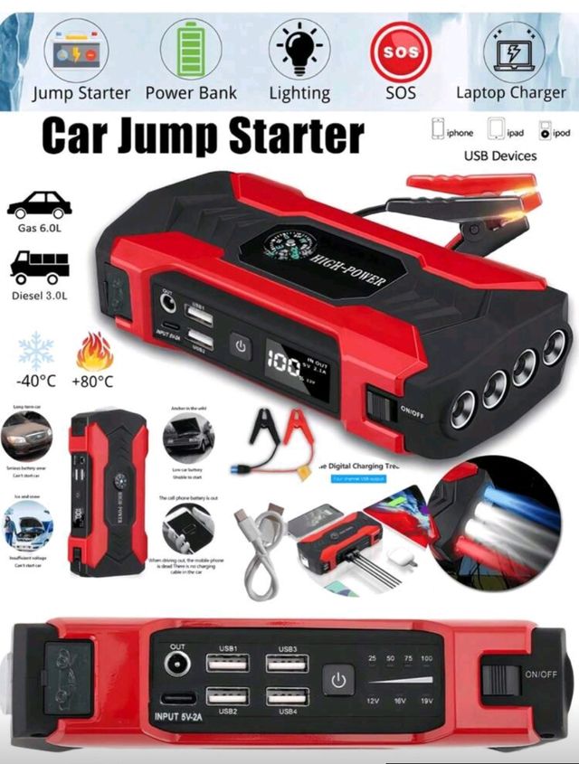 Arrancador Vehículos Multifunción Nuevo a estrenar