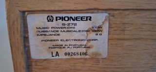 Altavoces Pioneer S-Z72 Beige