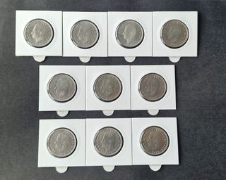 SERIE COMPLETA DE 50 PESETAS DEL REY SIN CIRCULAR