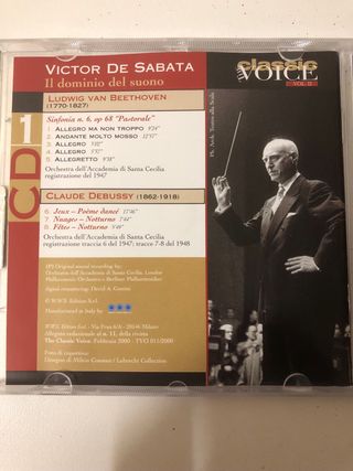 The Classic Voice - Victor De Sabata - Singolo CD