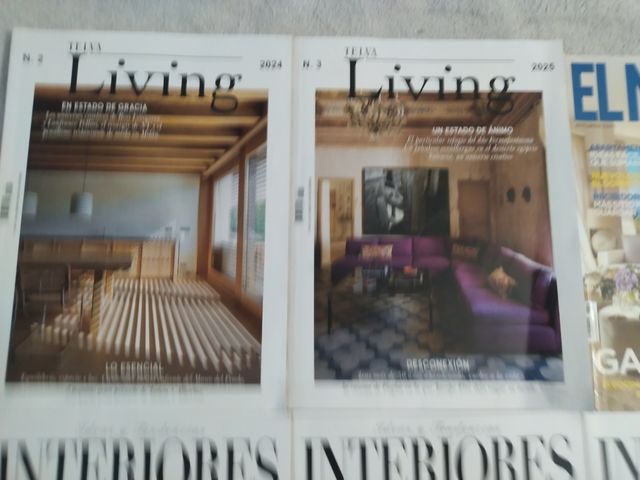 Revistas el mueble, ideas interiores, telva living
