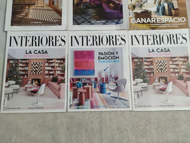 Revistas el mueble, ideas interiores, telva living