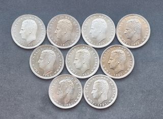 SERIE DE 50 PESETAS DEL REY SIN CIRCULAR, MODELO G