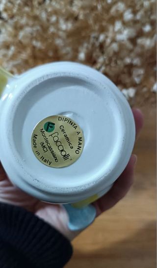 Zuccheriera/Saliera Ceramica Facciolli Made Italy