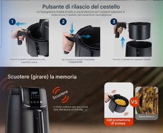 Midea Friggitrice Aria 4L Touch Display Con Timer