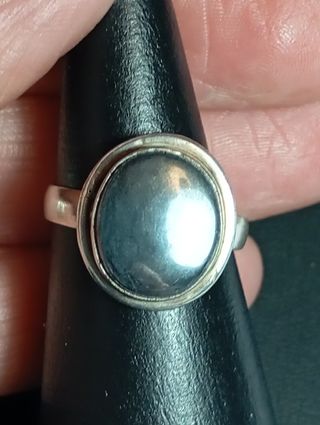 Anillo Plata de Ley onix 