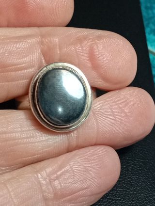 Anillo Plata de Ley onix 