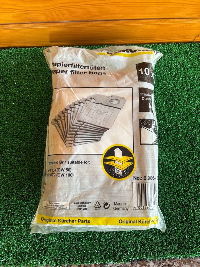 Bolsas aspiradora Kärcher 10x