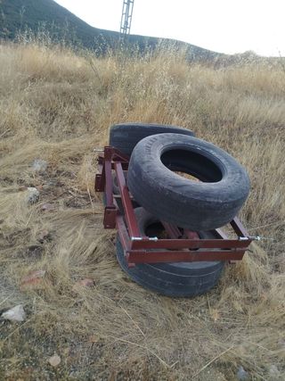 Rastra de ruedas para tractor