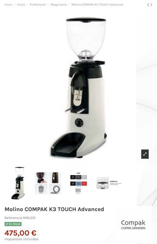 Molinillo Compak K3 Touch Advanced