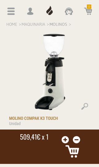 Molinillo Compak K3 Touch Advanced