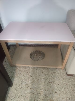 Mesa camilla de madera