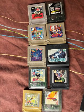 Lotto 10 giochi Nintendo Game Boy Color