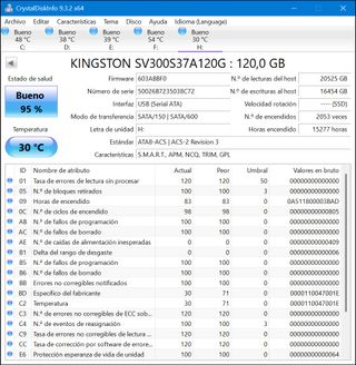 DISCO EXTERNO SSD KINGSTON 2.5".USB3. 6GB.