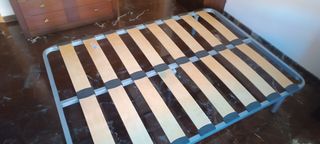 Somier 1,35x1,90 Metal/Madera. 