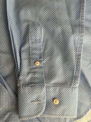 Camisa Polo Ralph Lauren Azul Lunares Talla XL