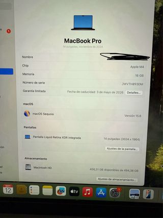 Apple MacBook Pro (2024) 14,2", Chip M4