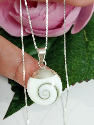 Colgante Ojo de Shiva con cadena plata 925