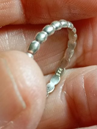 Anillo Plata Ley granate 