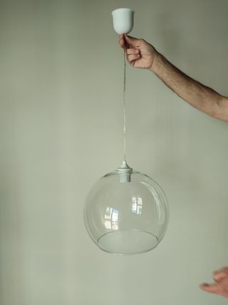 Lámpara de techo colgante cristal