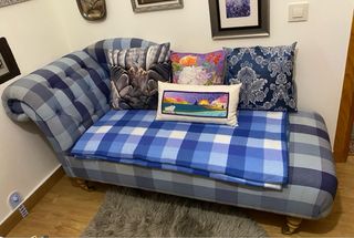 Chaise longue / Diván azul