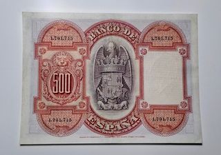 500 Pesetas 1927 Sin serie 1791