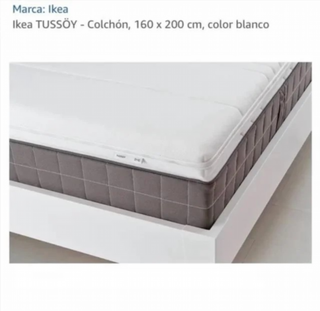 Colchón IKEA TUSSÖY 160x200 cm blanco