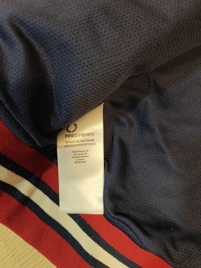 Chaqueta Fred Perry Roja - Talla M