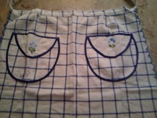 Lotto 4 Mezzi Grembiuli Grembiulini Cucina Vintage