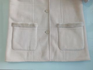 Chaquetón beige talla 42