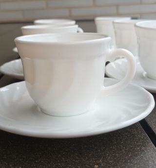 Tazas de café, Arcopal (ARC). Juego de 6.