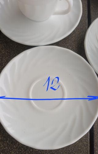 Tazas de café, Arcopal (ARC). Juego de 6.