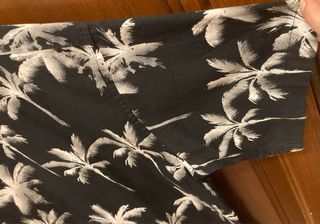 Camicia uomo maniche corte fantasia palme