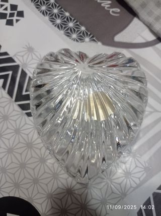 Portagioie RCR a forma di cuore in cristallo