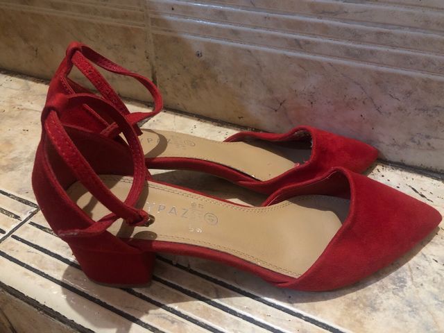 Tacones Rojos Paz Paz Talla 41