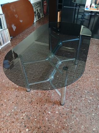 Mesa cristal años 70