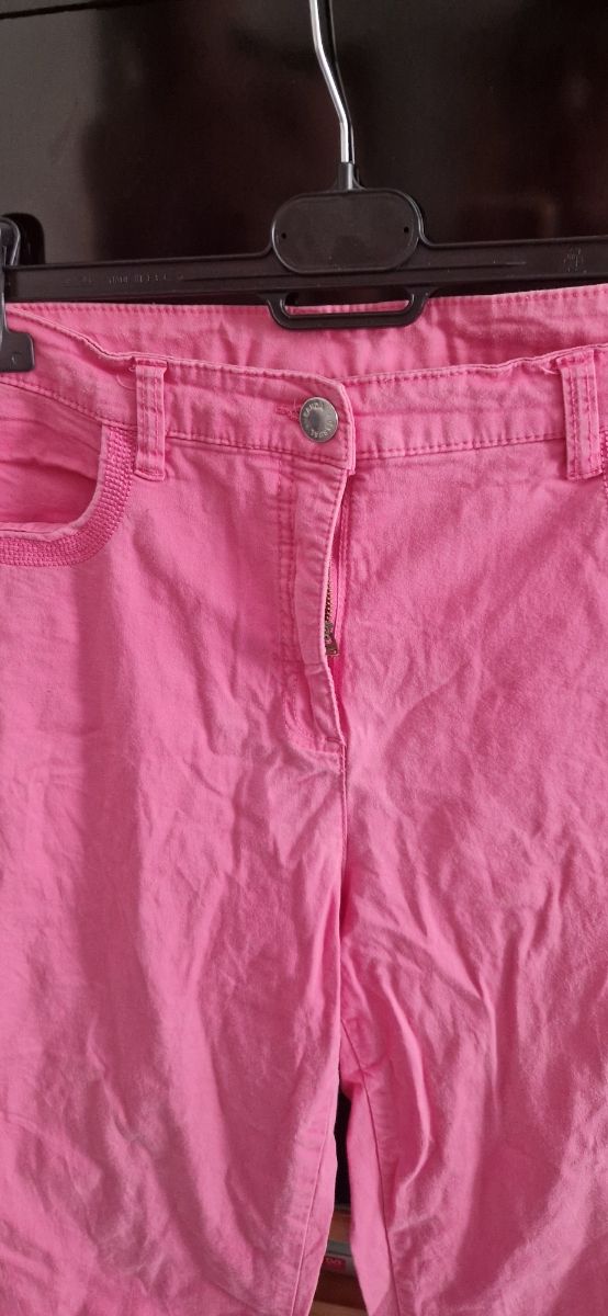 Pantalón pirata señora rosa