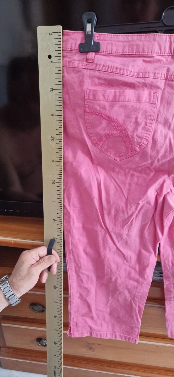 Pantalón pirata señora rosa