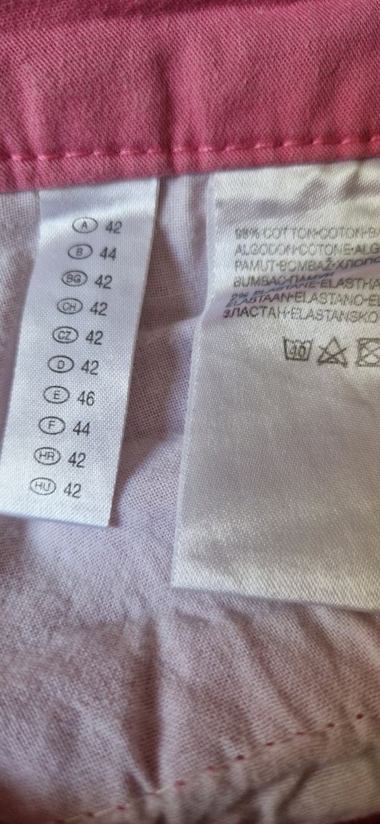 Pantalón pirata señora rosa