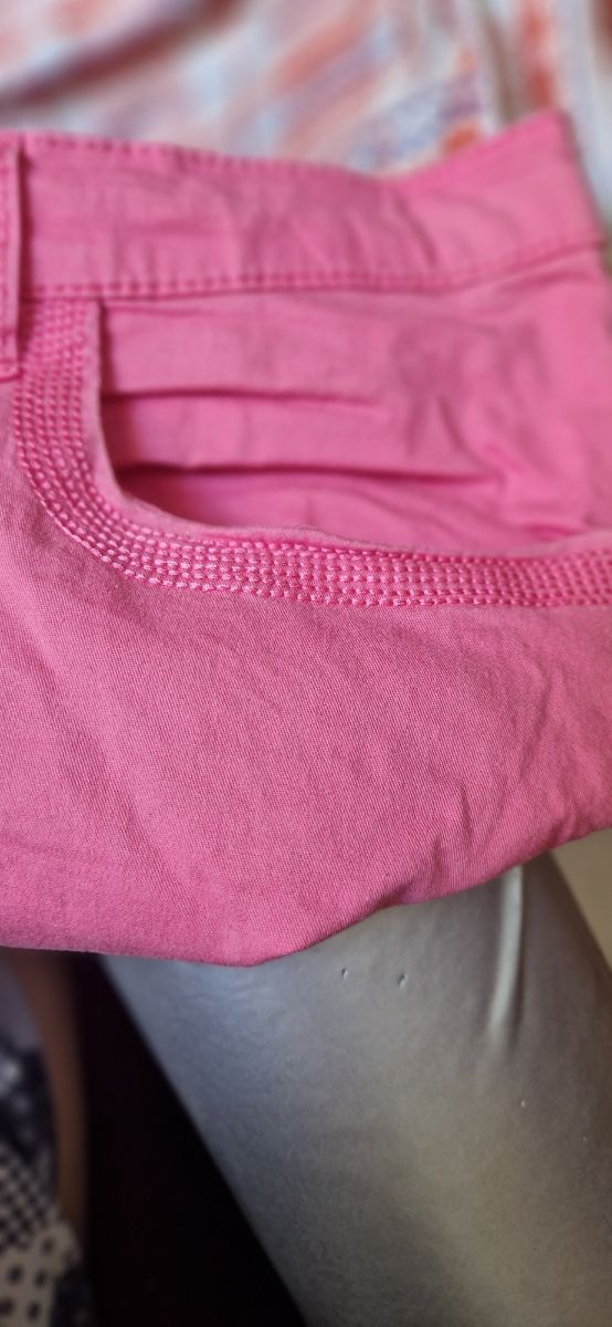 Pantalón pirata señora rosa